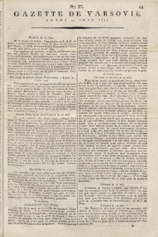 Gazette de Varsovie. 1792, nr 4