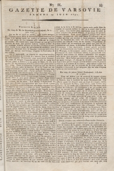 Gazette de Varsovie. 1792, nr 9