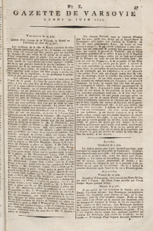 Gazette de Varsovie. 1792, nr 10