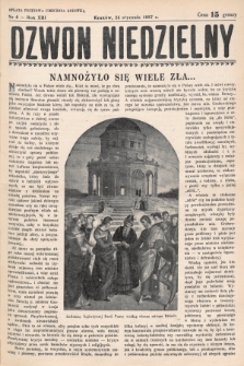 Dzwon Niedzielny. 1937, nr 4