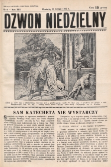Dzwon Niedzielny. 1937, nr 9