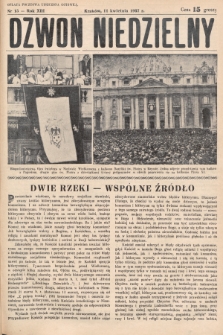 Dzwon Niedzielny. 1937, nr 15