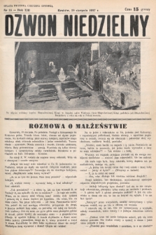 Dzwon Niedzielny. 1937, nr 35