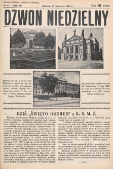 Dzwon Niedzielny. 1937, nr 37