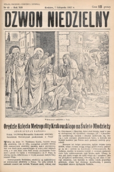 Dzwon Niedzielny. 1937, nr 45
