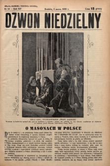 Dzwon Niedzielny. 1938, nr 10