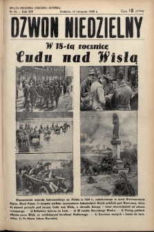 Dzwon Niedzielny. 1938, nr 33