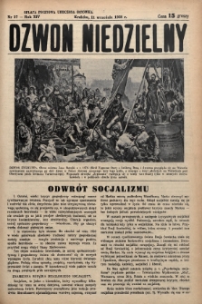 Dzwon Niedzielny. 1938, nr 37