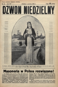 Dzwon Niedzielny. 1938, nr 49