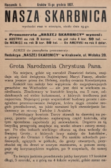 Nasza Skarbnica. 1907, nr 3
