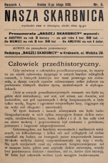 Nasza Skarbnica. 1908, nr 5