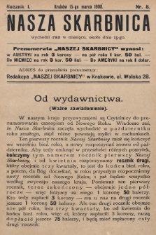 Nasza Skarbnica. 1908, nr 6