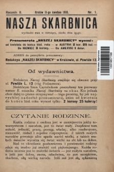 Nasza Skarbnica. 1908, nr 1