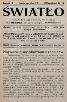 Światło. 1910, T.1, nr 3