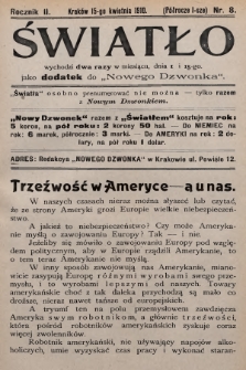 Światło. 1910, T.1, nr 8