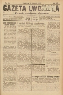Gazeta Lwowska. 1925, nr 20
