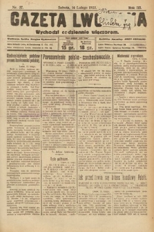 Gazeta Lwowska. 1925, nr 37