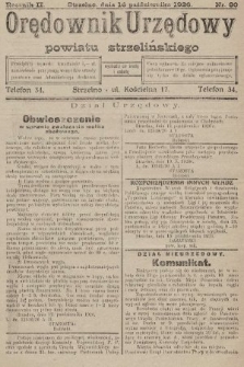 Orędownik Urzędowy Powiatu Strzelińskiego. 1926, nr 80