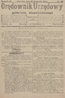 Orędownik Urzędowy Powiatu Strzelińskiego. 1926, nr 88