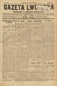 Gazeta Lwowska. 1925, nr 43