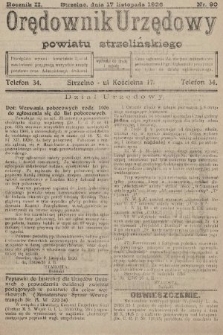 Orędownik Urzędowy Powiatu Strzelińskiego. 1926, nr 90