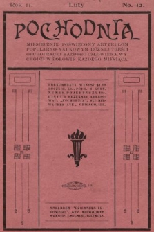Pochodnia : miesięcznik poświęcony artykułom popularnonaukowym różnej treści obchodzącej każdego człowieka. 1909, nr 12