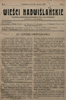 Wieści Nadwiślańskie : tygodnik społeczno-gospodarczy dla ludu polskiego. 1927, nr 9