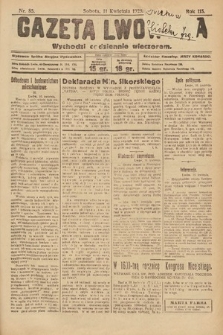 Gazeta Lwowska. 1925, nr 85