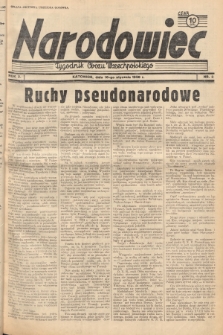 Narodowiec : tygodnik Obozu Wszechpolskiego. 1938, nr 3