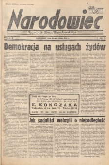 Narodowiec : tygodnik Obozu Wszechpolskiego. 1938, nr 7