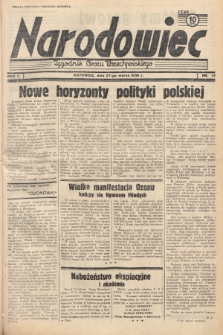 Narodowiec : tygodnik Obozu Wszechpolskiego. 1938, nr 13