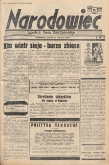 Narodowiec : tygodnik Obozu Wszechpolskiego. 1938, nr 15
