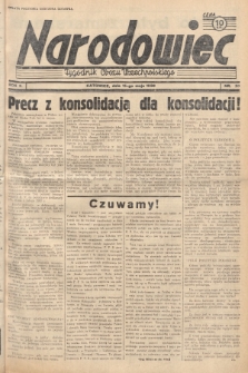 Narodowiec : tygodnik Obozu Wszechpolskiego. 1938, nr 20