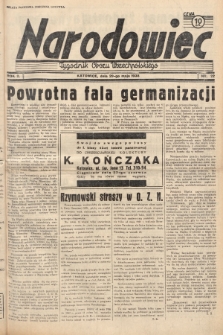 Narodowiec : tygodnik Obozu Wszechpolskiego. 1938, nr 22