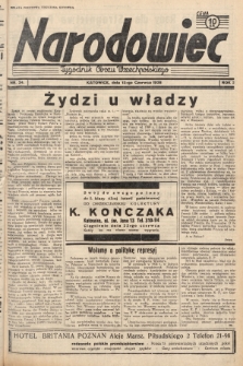 Narodowiec : tygodnik Obozu Wszechpolskiego. 1938, nr 24