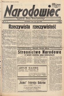 Narodowiec : tygodnik Obozu Wszechpolskiego. 1938, nr 27