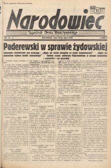 Narodowiec : tygodnik Obozu Wszechpolskiego. 1938, nr 31