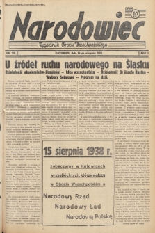 Narodowiec : tygodnik Obozu Wszechpolskiego. 1938, nr 33