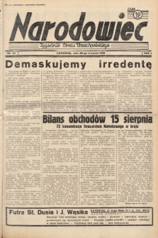 Narodowiec : tygodnik Obozu Wszechpolskiego. 1938, nr 35