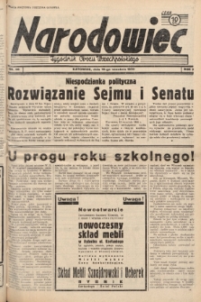Narodowiec : tygodnik Obozu Wszechpolskiego. 1938, nr 38
