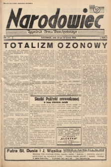 Narodowiec : tygodnik Obozu Wszechpolskiego. 1938, nr 47