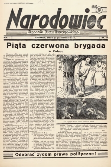 Narodowiec : tygodnik Obozu Wszechpolskiego. 1937, nr 24