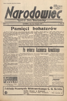 Narodowiec : tygodnik Obozu Wszechpolskiego. 1937, nr 28