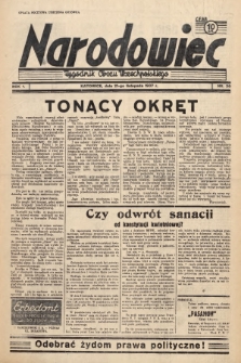 Narodowiec : tygodnik Obozu Wszechpolskiego. 1937, nr 30