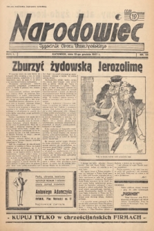 Narodowiec : tygodnik Obozu Wszechpolskiego. 1937, nr 33