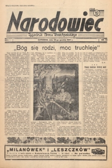 Narodowiec : tygodnik Obozu Wszechpolskiego. 1937, nr 36