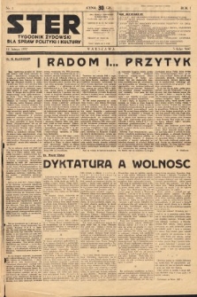 Ster : tygodnik żydowski dla spraw polityki i kultury. 1937, nr 2