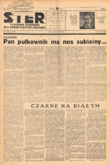 Ster : tygodnik żydowski dla spraw polityki i kultury. 1937, nr 3