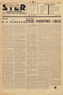 Ster : tygodnik żydowski dla spraw polityki i kultury. 1937, nr 4