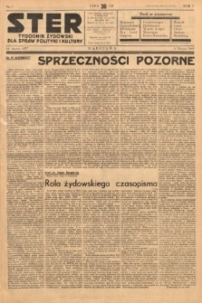 Ster : tygodnik żydowski dla spraw polityki i kultury. 1937, nr 7
